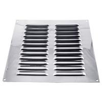 Chromed Slotted Vent 229x229mm
