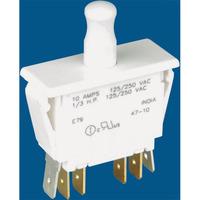 Cherry E79-41B Panelswitch, Momentary Cheat Interlock, Q.C. Termin...