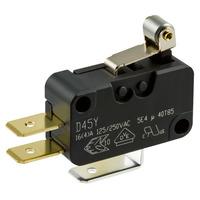 cherry d453 v1ra microswitch spdt 16a std force short roller q