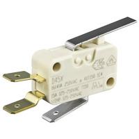 Cherry D45U-V3LD Microswitch SPDT 16A , 150°C, Medium Lever, Q.C. ...