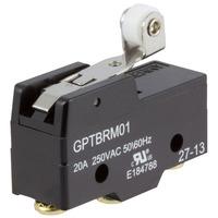 Cherry GPTBRM01 Microswitch SPDT 15A 250V AC Short Roller Screw