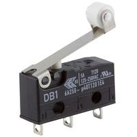 Cherry DB1C-A1RC Microswitch SPDT 6A 250V AC, Medium Roller, Solder