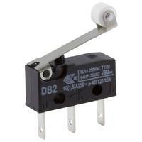 cherry db2c b1rc microswitch spdt 10a 250v ac medium roller qc