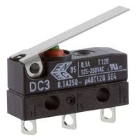 Cherry DC3C-A1LC Microswitch SPDT 0.1A 250V AC, Medium Lever, Sold...