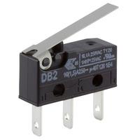 cherry db2c b1lc microswitch spdt 10a 250v ac medium lever qc