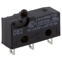 Cherry DB2C-A1AA Microswitch SPDT 10A 250V AC, Button, Solder