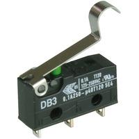 Cherry DB3C-A1SC Microswitch SPDT 0.1A 250V AC, Medium Sim Roller, ...