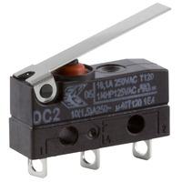 Cherry DC2C-A1LC Microswitch SPDT 10A 250V AC, Medium Lever, Solde...