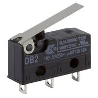 Cherry DB2C-A1LB Microswitch SPDT 10A 250V AC, Short Lever, Solder