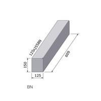 Charcon, British Standard Kerb Bull-Nosed 125 x 150 x 609 (BN3) - Individual Unit