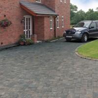 Charcon, Woburn Rumbled Block Paving Graphite 134 x 134 x 60 - 8.35m2 Per Pack