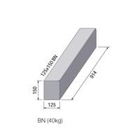 Charcon, British Standard Kerb Bull-Nosed 125 x 150 x 914 (BN3) - Individual Unit