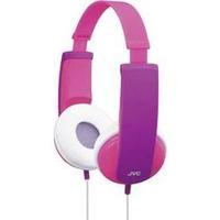 Children Headphone JVC HA-KD5-P-E On-ear Volume limiter, Light-weight headband Pink, Purple