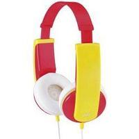 Children Headphone JVC HA-KD5-R-E On-ear Volume limiter, Light-weight headband Red, Yellow