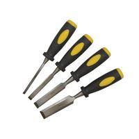 Chisel Set Double Colour Handle Set of 4: 6, 12, 19 & 25mm