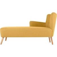 Charley Left Hand Facing Chaise, Yolk Yellow