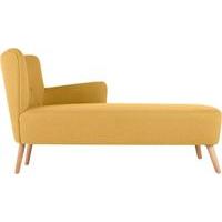 Charley Right Hand Facing Chaise, Yolk Yellow