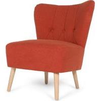 Charley Accent Chair, Retro Orange