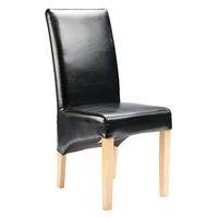 Cheltenham Bonded Leather Dining Chair Black