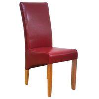 Cheltenham Bonded Leather Dining Chair Bordeux