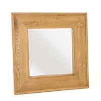 chiltern grand oak square mirror