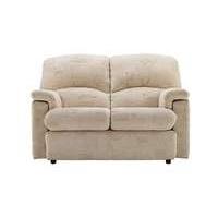 chloe 2 seater small fabric sofa