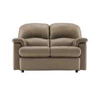 Chloe 2 Seater Small Leather Sofa