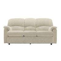 chloe 3 seater small fabric sofa