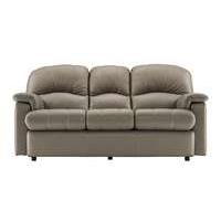 Chloe 3 Seater Small Leather Sofa