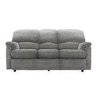 chloe 3 seater small fabric sofa