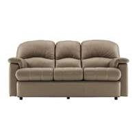 Chloe 3 Seater Small Leather Sofa