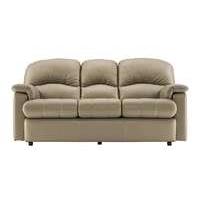 Chloe 3 Seater Small Leather Sofa