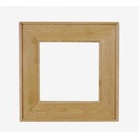 chiltern grand oak square mirror