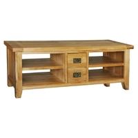 Chiltern Grand Oak Wide TV Unit with DVD Drawers