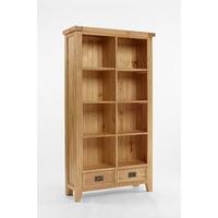 Chiltern Oak Large Bookcase with 2 Drawers