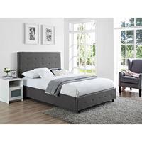 Chanel Fabric Bed Grey King