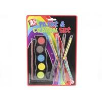 Children\'s 5 Colour Paints & 8 Wax Crayons Painting Set