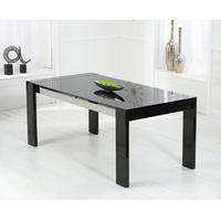 Chicago 180cm High Gloss Black Dining Table