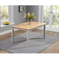 Chiltern 150cm Grey and Oak Dining Table