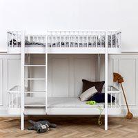 childrens luxury bunk bed in white