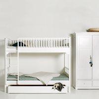 CHILDREN\'S SEASIDE BUNK BED WITH VERTICAL LADDER in White
