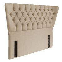 Charlotte Floorstanding Upholstered Headboard - Small Single - Beige