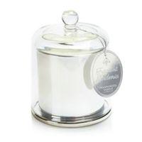 Chrome Effect Glass Cloche Candle