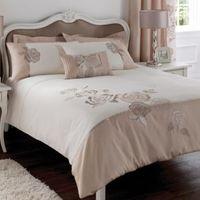 chartwell rosa floral pink white king size bed cover set