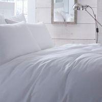 Chartwell Waffle Plain White King Size Bed Cover Set