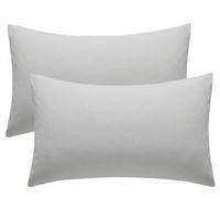 Chartwell Plain Housewife Grey Pillow Case Pack of 2