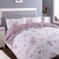 Chartwell Lilian Butterfly Wisteria Double Bed Cover Set