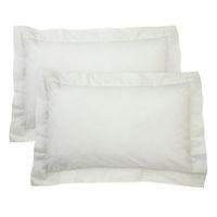 Chartwell Plain Cream Pillow Case Pack of 2