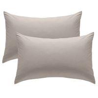 Chartwell Plain Housewife Natural Pillow Case Pack of 2