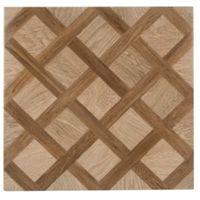 Chalet Oak Effect Porcelain Floor Tile Pack of 5 (L)450mm (W)450mm
